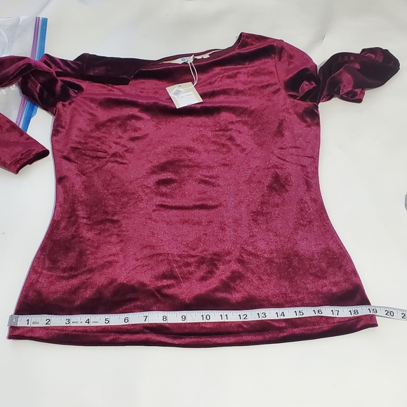 NWT Boden Suki Velvet Long Sleeve Blouse Sz 10 - Picture 8 of 8